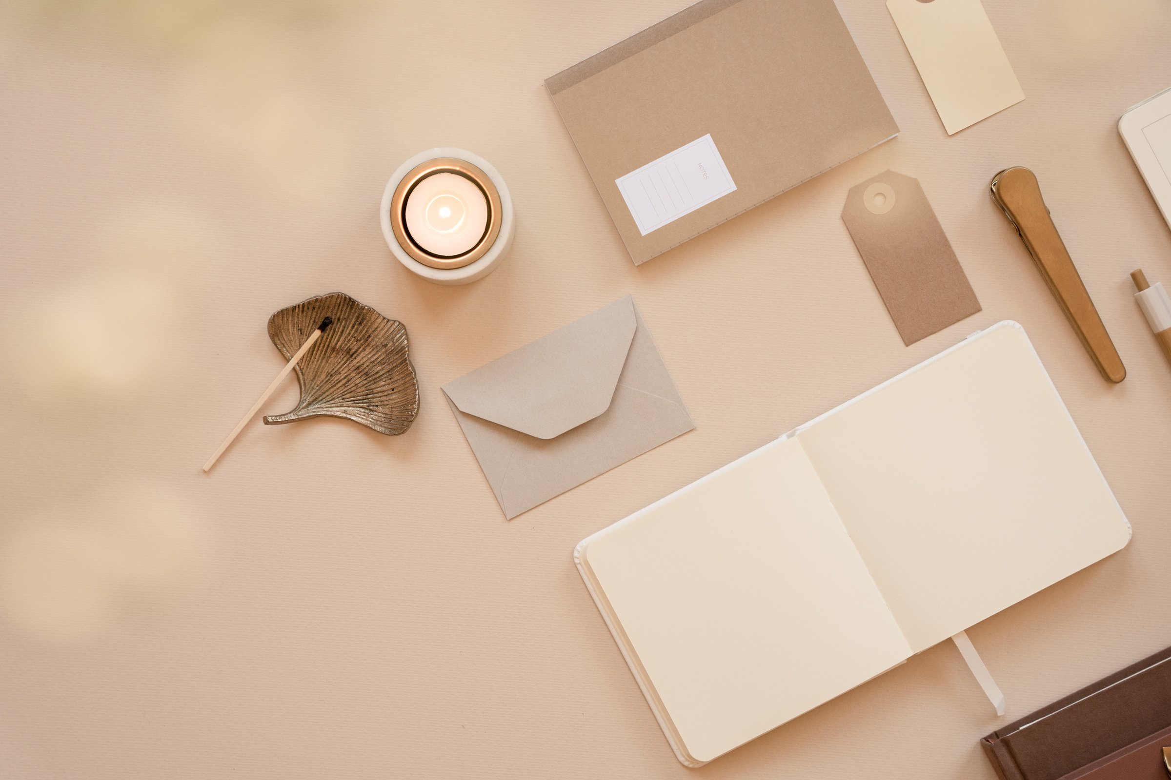 Elegant Office Office Supplies Flatlay